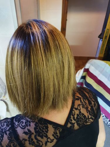 Customer photo review of KIT DE LISSAGE BRÉSILIEN