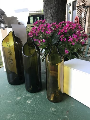 Customer photo review of Brocca "Barbera" Vetro Riciclato | Amarzo