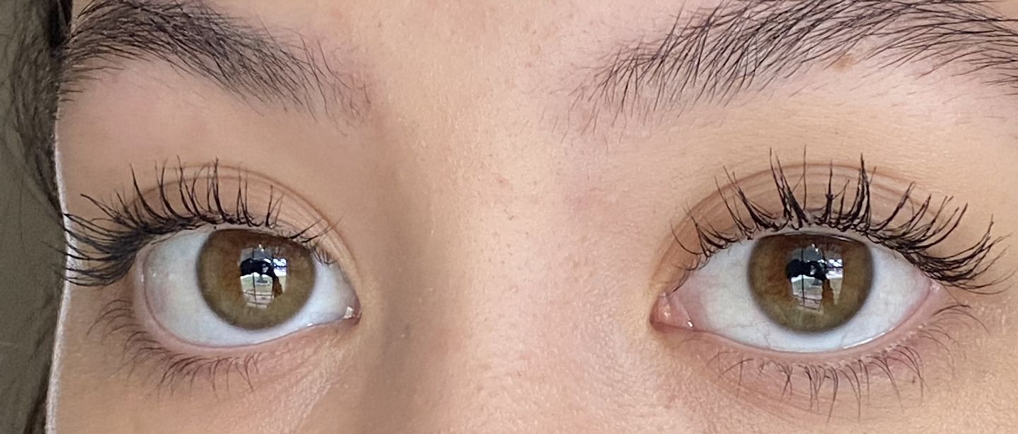 Customer photo review of The Luscious Eyelash and Eyebrow Growth Serum