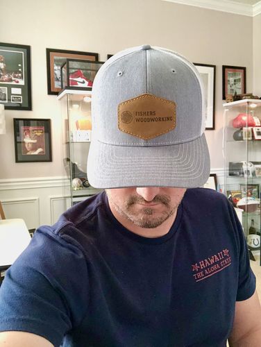 Customer photo review of Richardson 112 Leather Patch Hat