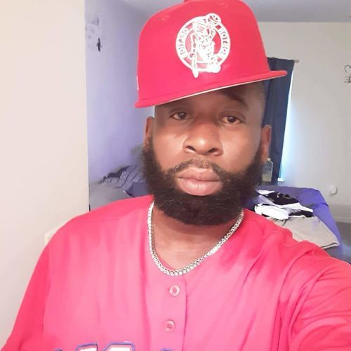 Customer photo review of Custom Red White-Navy Baseball Jersey