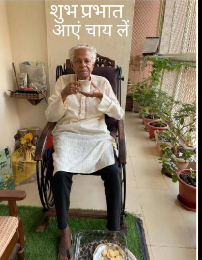 Customer photo review of Wooden & Iron Rocking Chair Wooden Chair Swing Chair