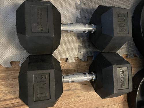 Customer photo review of Hex Head Dumbbell (singles)