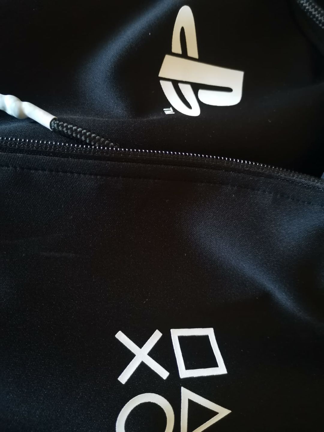 Customer photo review of Sony - PlayStation - Black & White Teq - Men's Hoodie