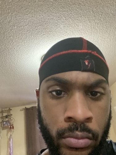 Customer photo review of RED ICE  CAP SILKY COMPRESSION AND STRETCHY COMFORTABLE