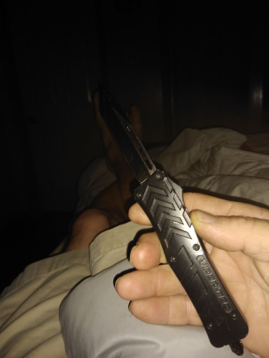 Customer photo review of Medium Black VF-1 D/A OTF (Multiple Blade Styles Available)