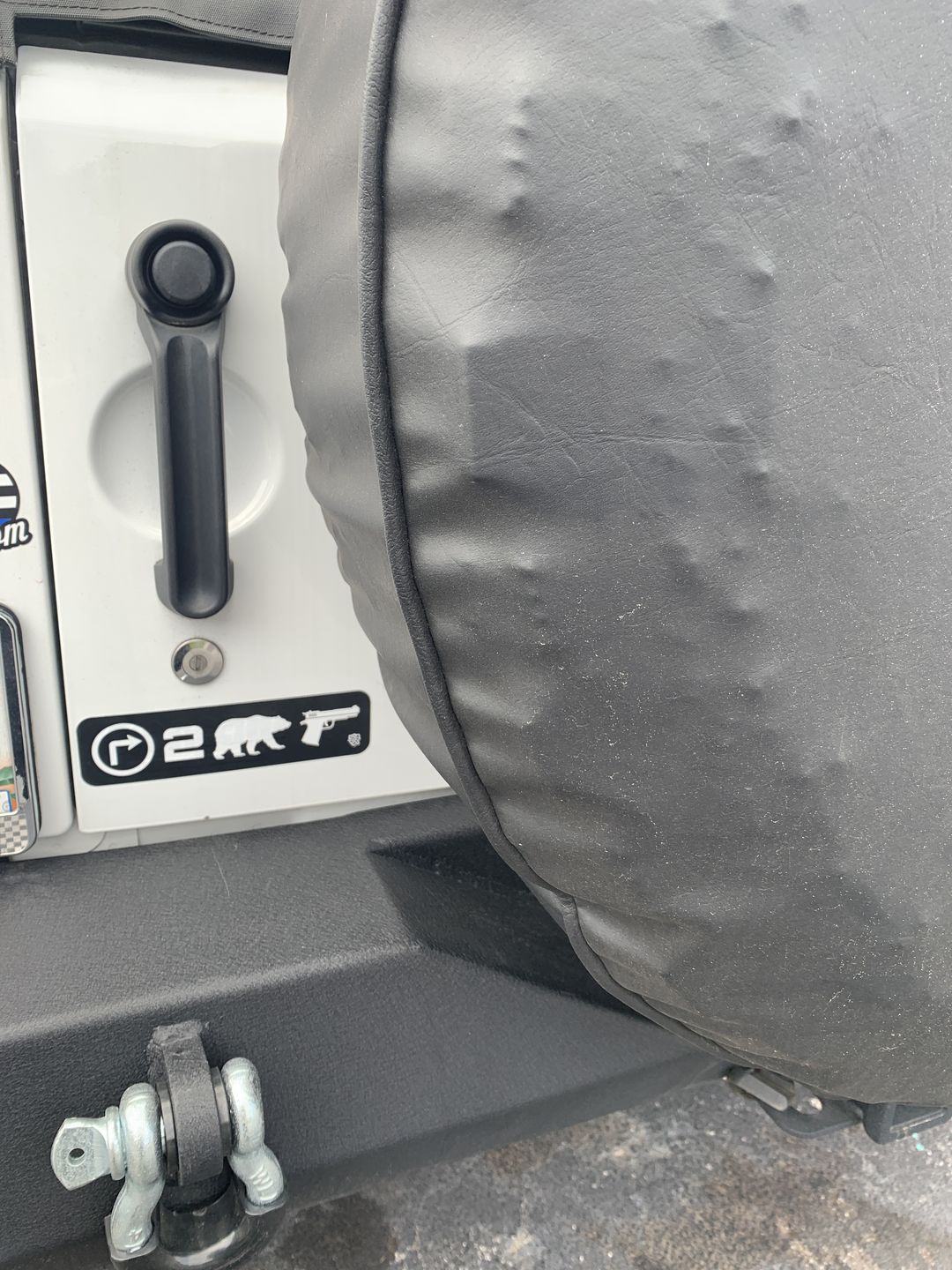 Customer photo review of Right 2 Bear Arms Decal