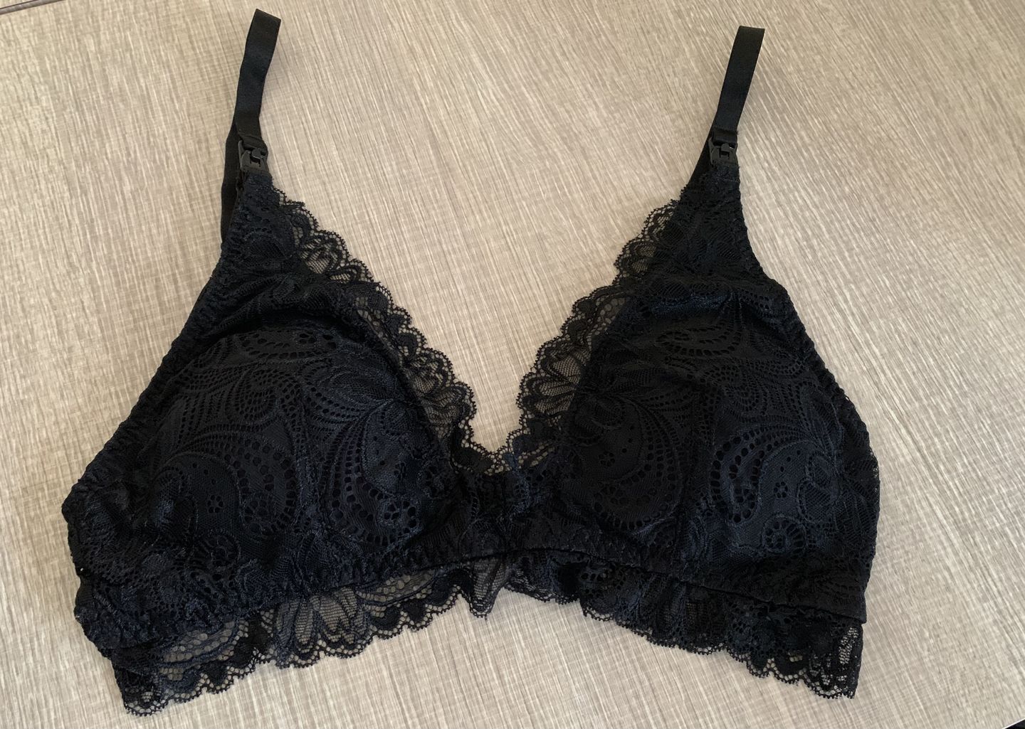 Customer photo review of Avery Dove Nursing Bralette