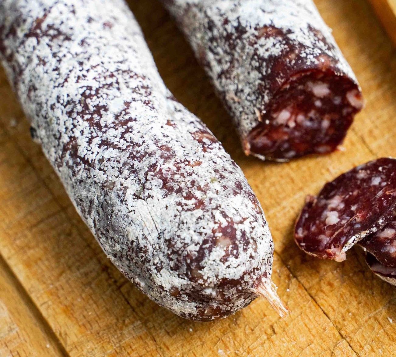 Customer photo review of Saucisson de Cerf sauvage aux herbes - 210g