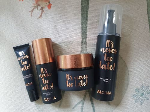 Customer photo review of Alcina It's Never Too Late Anti-Aging Set