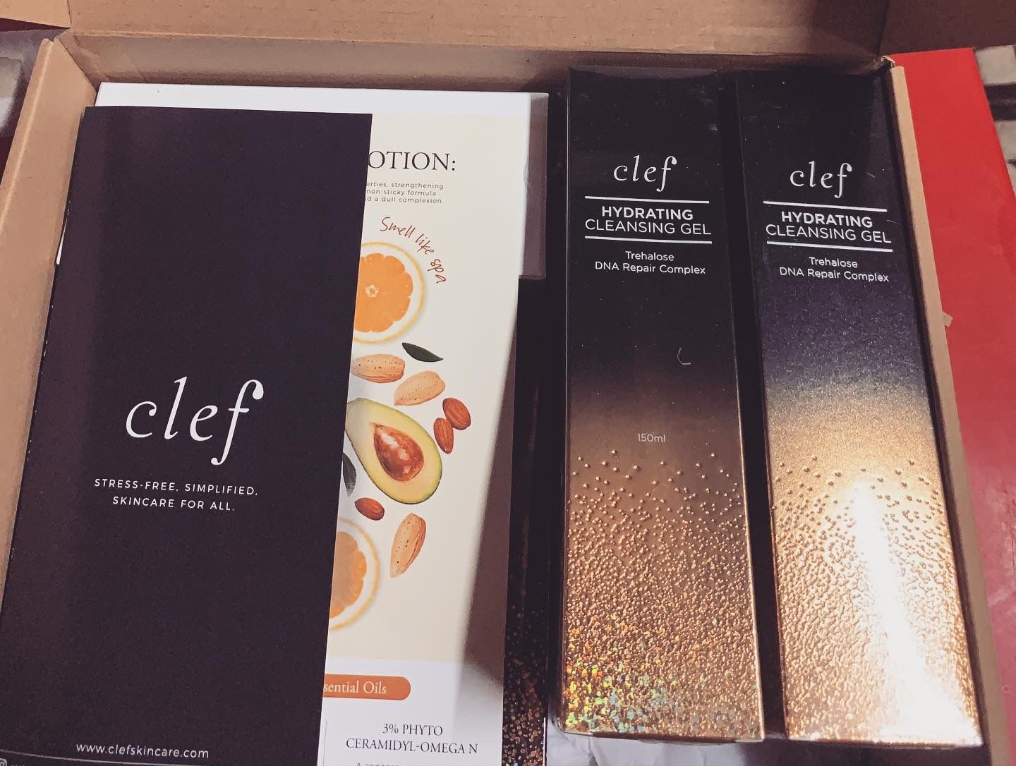Customer photo review of Hydrating Cleansing Gel