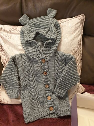 Customer photo review of Child Mystery Knitting Box