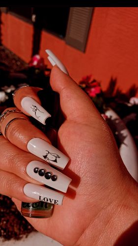 Customer photo review of White Glow Girl Boss/Love W/ Bling (MEDIUM)