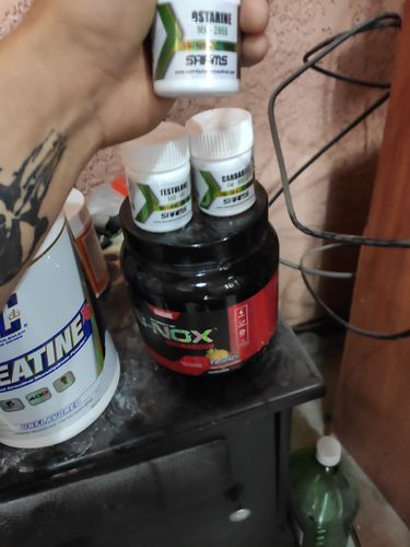 Reseña con foto de un cliente sobre Combo Masa Muscular Magra + Fuerza + Envío Gratis