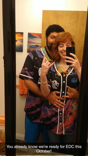 Customer photo review of acid trip custom jersey