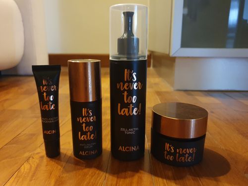 Customer photo review of Alcina It's Never Too Late Anti-Aging Set