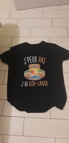 Customer photo review of T-shirt homme J'peux pas j'ai Koh Lanta