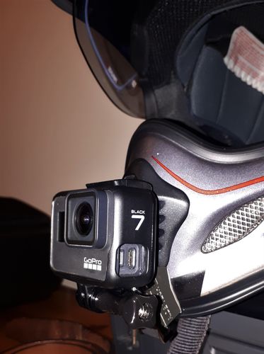 Customer photo review of Arai XD-4/Tour-X4 Camera Mount