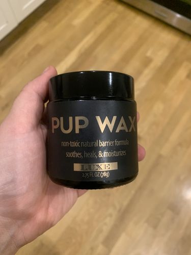 Customer photo review of Pup Wax Luxe Dog Nose Balm and Paw Wax