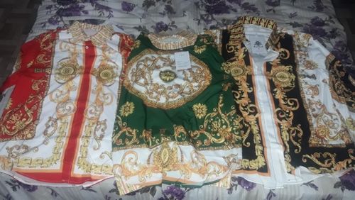 Customer photo review of Luxury Royal Mens Casual Shirt