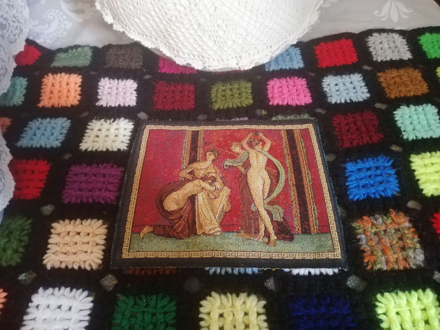 Customer photo review of Arazzo Jacquard Mouse Pad