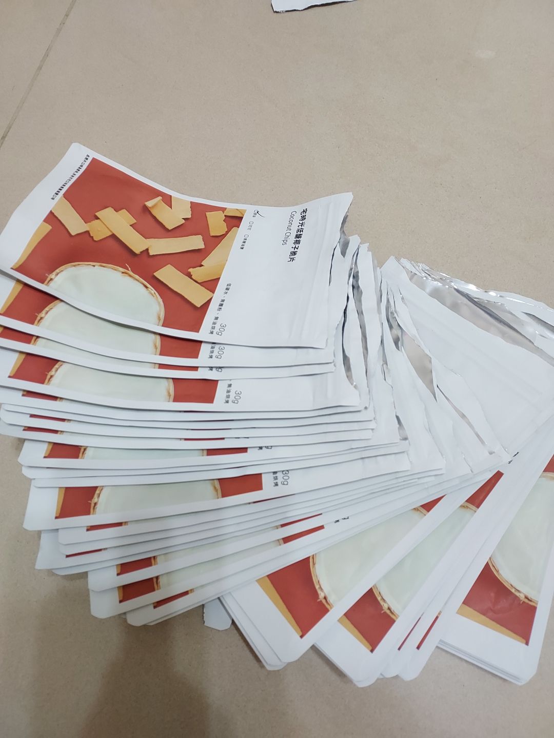 Customer photo review of 低醣原味/可可/焦糖海鹽椰子脆片