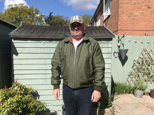 Customer photo review of Mens Classic Harrington Jacket - Olive