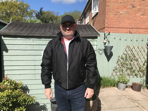 Customer photo review of Mens Classic Harrington Jacket - Black