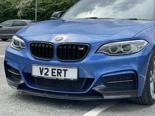 Customer photo review of MHC BMW M2/M235i/M240i Double Slat Front Grilles In Gloss Carbon Fibre (F87/F22/F23)