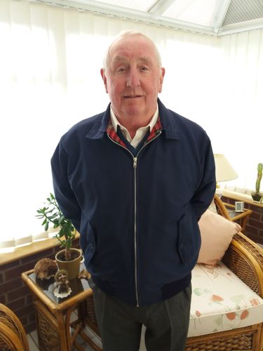 Customer photo review of Mens Classic Harrington Jacket - Navy