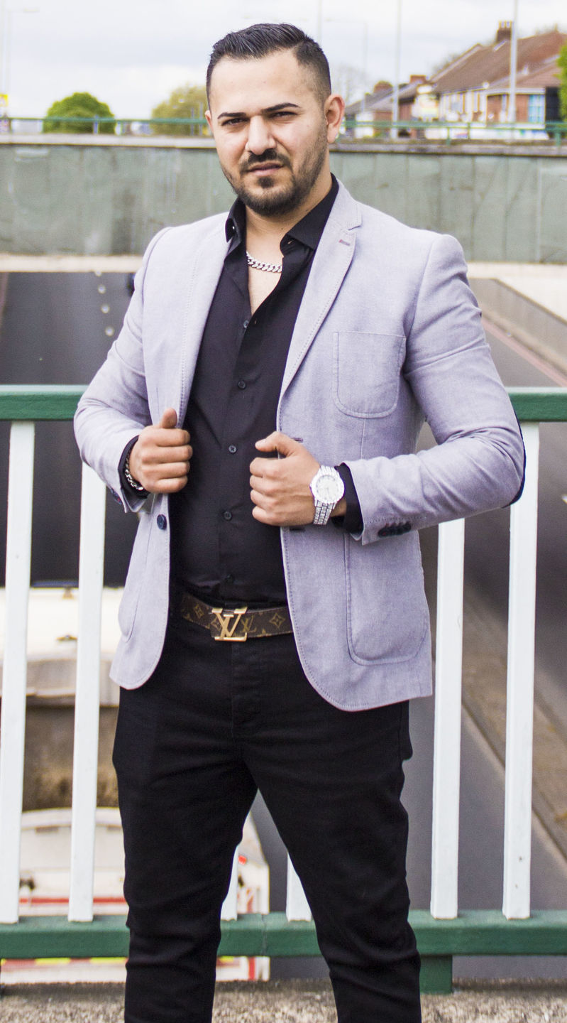 Customer photo review of Arabic Dial Diamond Simulant Watch - Silver