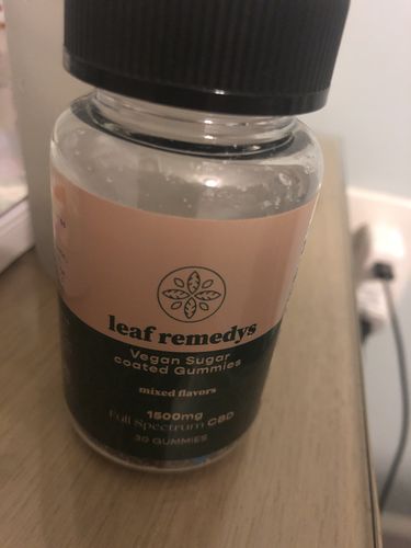 Customer photo review of 1500Mg Mixed Natural Flavors CBD Gummies
