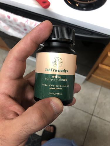 Customer photo review of 1500mg CBD Gummies mixed flavors