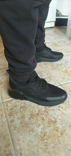 Customer photo review of Men Casual Shoe Mesh Reflective Couple Sneakers