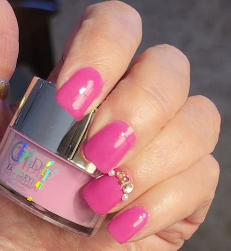 Customer photo review of Purple Colors Dip Powder Nail Starter Kit G645((6X0.6oz)
