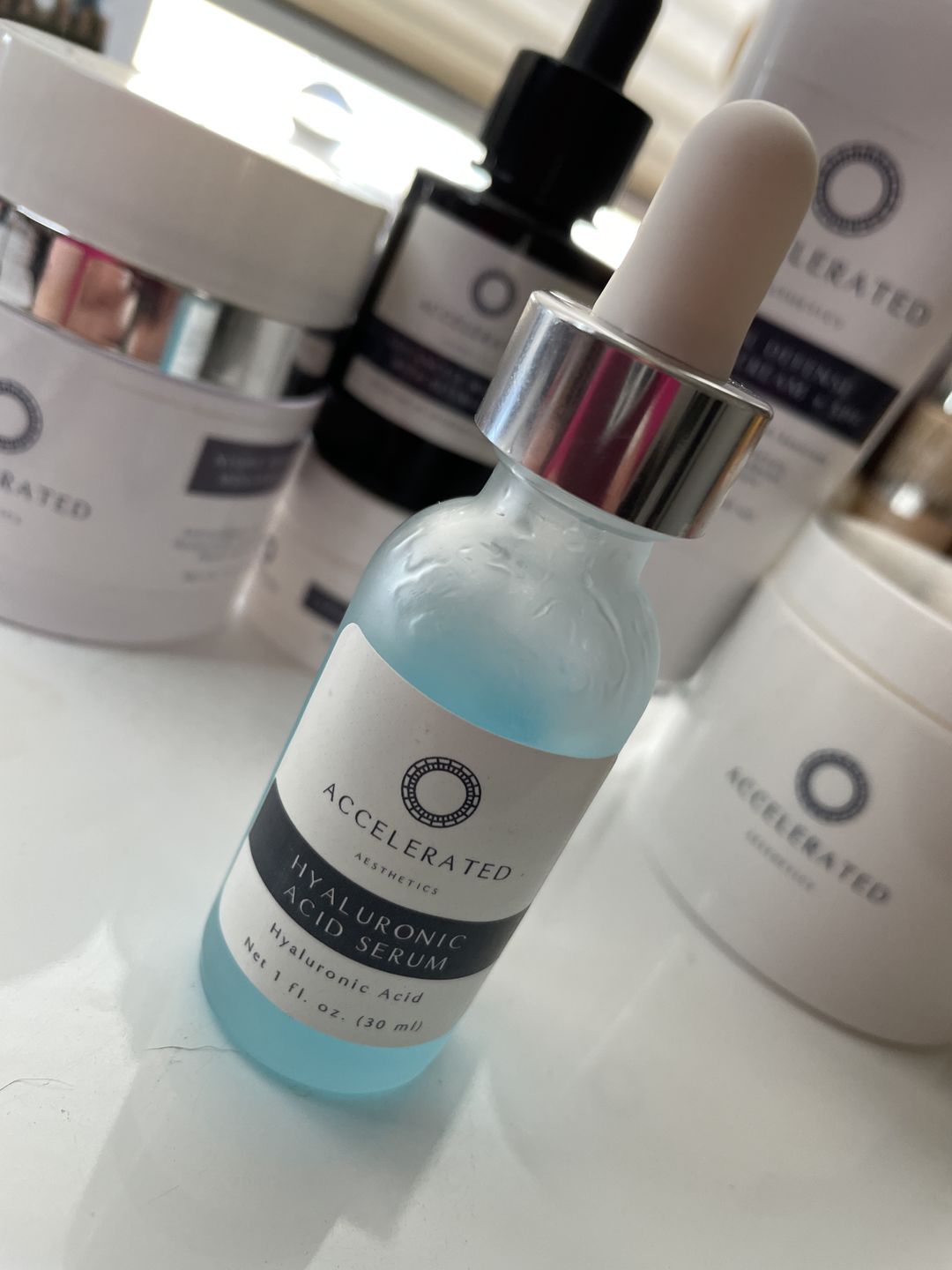 Customer photo review of Hyaluronic Acid Serum