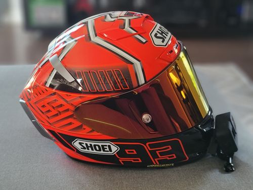 Customer photo review of Shoei X-14/X-Spirit III Camera Mount