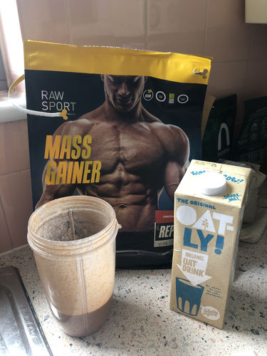 Customer photo review of Mass Gainer Protein Powder available in 4 Flavours