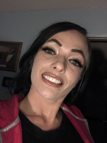 Customer photo review of Nonno Green Prescription Contact Lenses