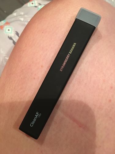 Customer photo review of 100 mg CBD Disposable Vape ~ CleanAF PUFF in 9 Flavors