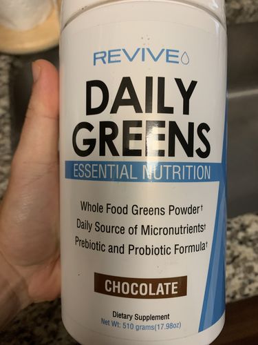 Customer photo review of Daily Greens Powder