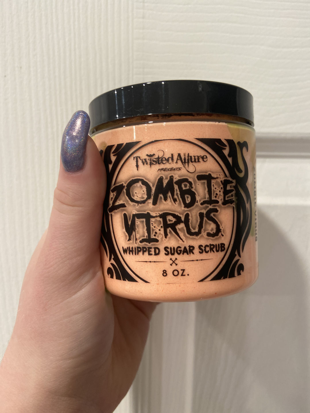 Customer photo review of Zombie Virus Whipped Sugar Scrub