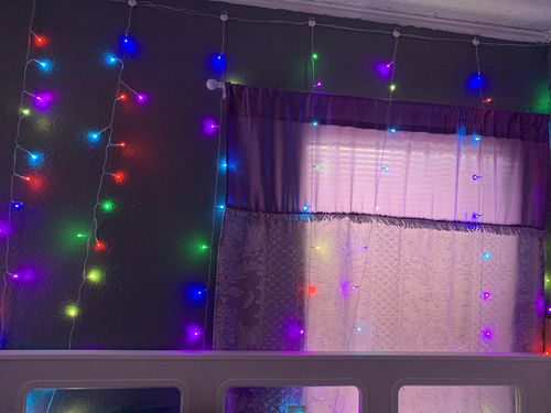 Customer photo review of DormVibes Color Changing Wall Lights