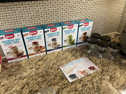 Customer photo review of Dark Choco Overnight Oats