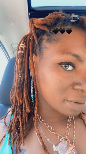 Customer photo review of Wildcat Brown Prescription Contact Lenses