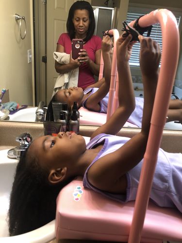 Customer photo review of Shampoo Mat Mini