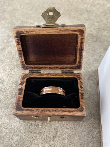 Customer photo review of Whiskey Barrel in Titanium