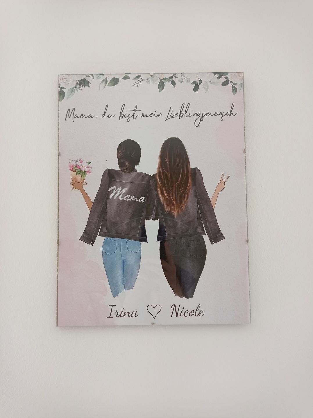 Customer photo review of Mutter & Tochter - Personalisiertes Poster