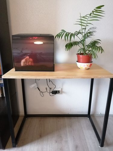 Customer photo review of Escritorio de computador MIMA 90 x 50 Negro