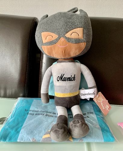 Customer photo review of Personalized Superhero Boy